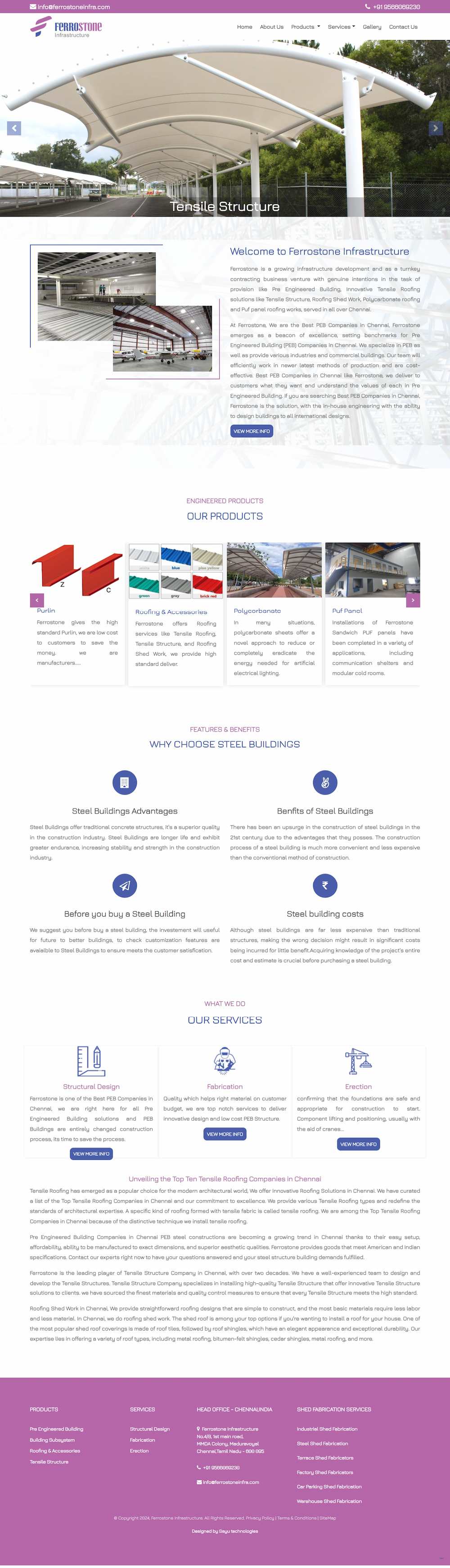 Website Screenshot - Ferrostone